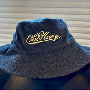 Old Navy Navy Terry Cloth Navy Blue Bucket Hat OS